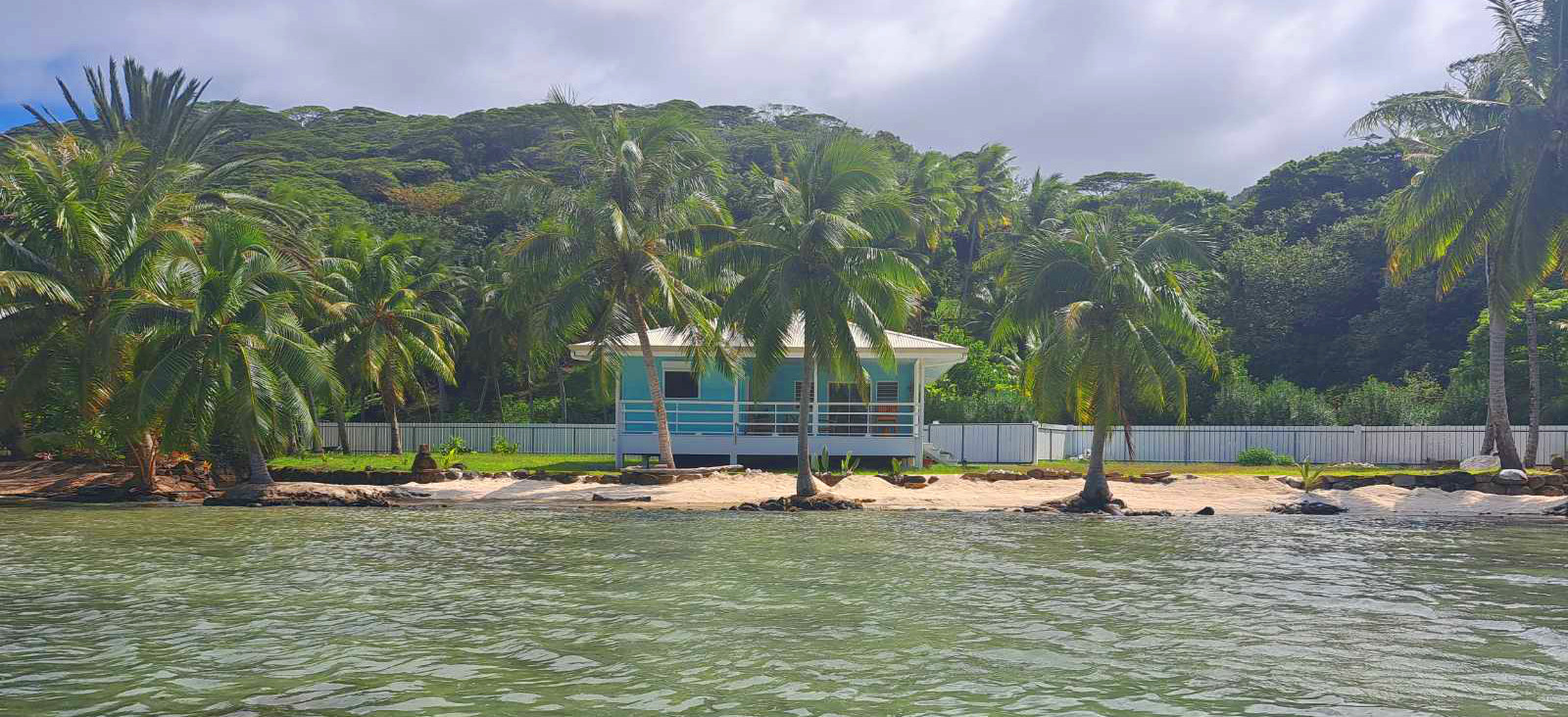 location bungalow avec plage privée + voiture à Tahaa - polynesie